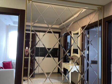 Baklava Ayna Duvar Uygulama B0440