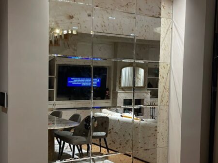 Baklava Ayna Duvar Uygulama B0439