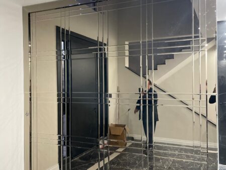 Baklava Ayna Duvar Uygulama B0438