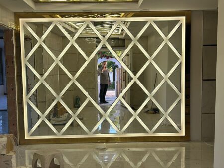 Baklava Ayna Duvar Uygulama B0436