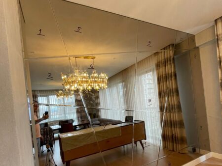 Baklava Ayna Duvar Uygulama B0432