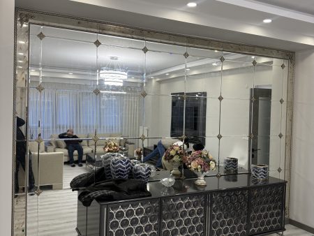 Şerifali Lüks Eskitme Duvar Ayna kaplama